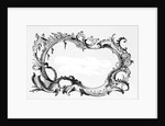 Engraving Of Baroque Frame by Anonymous