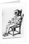 Benjamin Rush's Tranquillizing Chair Illustration by Anonymous