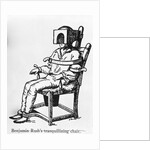 Benjamin Rush's Tranquillizing Chair Illustration by Anonymous