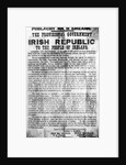 Proclamation of the Irish Republic by Anonymous