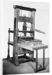First American Printing Press by Anonymous