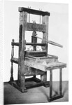 First American Printing Press by Corbis