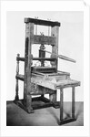 First American Printing Press by Corbis