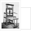 First American Printing Press by Anonymous