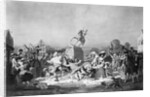 Tearing Down Statue Of George Iii by Anonymous