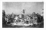 Tearing Down Statue Of George Iii by Anonymous