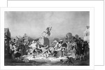 Tearing Down Statue Of George Iii by Anonymous