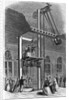 Woodcut Of Early Elevator Model by Anonymous