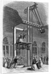 Woodcut Of Early Elevator Model by Anonymous