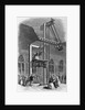Woodcut Of Early Elevator Model by Anonymous