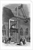Woodcut Of Early Elevator Model by Anonymous