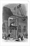 Woodcut Of Early Elevator Model by Anonymous