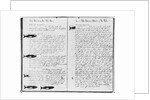 Log Book Pages from Whaling Ship by Anonymous