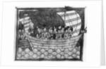 Ship Sailing With Knights, Cleric At Rud by Anonymous