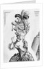 Illustration of 18th-Century Woman With Ridiculous Headpiece by Anonymous