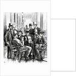 Group Of Men Sitting And Listening by Anonymous