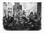 Engraving of the Revolution in Germany in 1848 by Anonymous