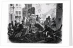 Engraving of the Revolution in Germany in 1848 by Anonymous