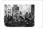 Engraving of the Revolution in Germany in 1848 by Anonymous