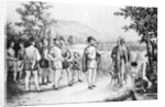 Jacques Cartier's First Meeting with Canadian Indians by Anonymous