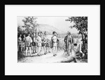 Jacques Cartier's First Meeting with Canadian Indians by Anonymous