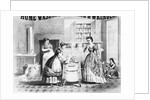 Woman Using Home Washing Machine by Anonymous