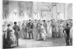 President Pierce At A White House Recept by Anonymous