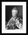 Catherine II Engraving by Richard Woodman