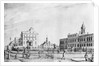 Drawing Of Life Around City Hall, Ny by Anonymous