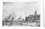 Drawing Of Life Around City Hall, Ny by Anonymous