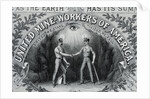 Lithograph with United Mine Workers of America Emblem by Anonymous