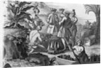 Indians Negotiating With Merchants by Anonymous