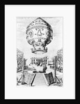 Engraving of the First Flight of Humans in a Hot Air Balloon by Anonymous