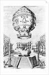 Engraving of the First Flight of Humans in a Hot Air Balloon by Anonymous