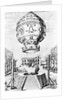 Engraving of the First Flight of Humans in a Hot Air Balloon by Anonymous