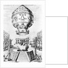 Engraving of the First Flight of Humans in a Hot Air Balloon by Anonymous