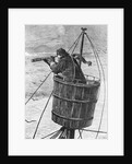 Illustration of a Sailor In Crows Nest by Anonymous
