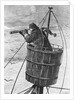 Illustration of a Sailor In Crows Nest by Anonymous