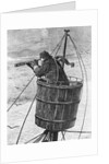 Illustration of a Sailor In Crows Nest by Anonymous