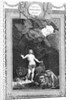 Engraving of Daniel in the Lion's Den by Anonymous