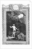 Engraving of Daniel in the Lion's Den by Anonymous