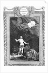 Engraving of Daniel in the Lion's Den by Anonymous