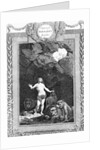 Engraving of Daniel in the Lion's Den by Anonymous