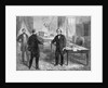 Woodcut Of Andrew Johnsons Impeachment by Anonymous