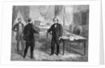 Woodcut Of Andrew Johnsons Impeachment by Anonymous