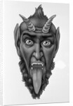 Head Of Devil With Tongue Out by Anonymous
