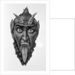 Head Of Devil With Tongue Out by Anonymous