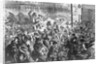 People Rushing To Escape The Great Fire by Anonymous