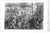 People Rushing To Escape The Great Fire by Anonymous