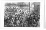 People Rushing To Escape The Great Fire by Anonymous